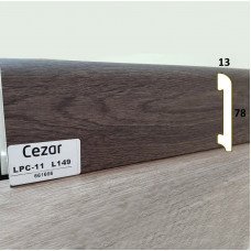 Плінтус Дуб Карпентер темний Cezar LPC-11-L149