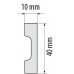 Плинтус полимерный Cezar LPC-36 купить в Одессе