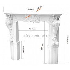 Камін декоративний F01 Classic Home