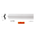 Молдинг гибкий гладкий 4-0780 Flex Classic Home купить в Одессе