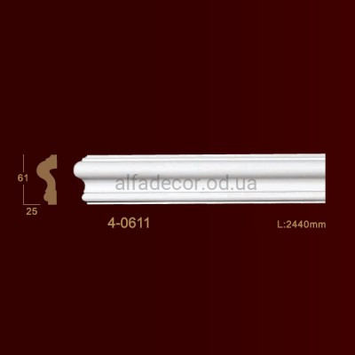 Молдинг гладкий 4-0611 Classic Home купить в Одессе