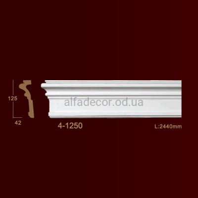 Молдінг гладкий 4-1250 Classic Home купити в Одесі
