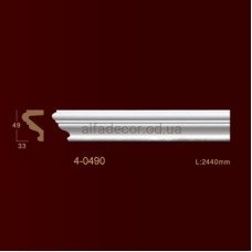 Молдінг гладкий 4-0490 Classic Home