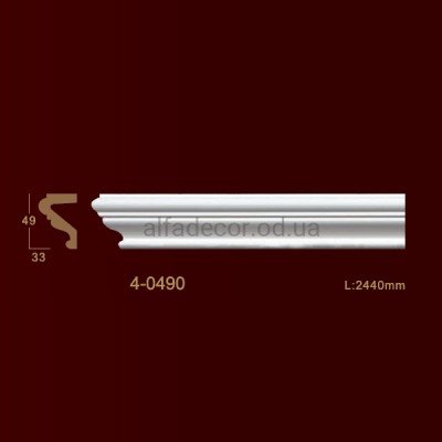 Молдінг гладкий 4-0490 Classic Home купити в Одесі