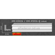 Молдінг гнучкий кутовий HM-43026Q Classic Home