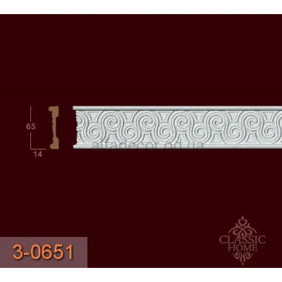 Молдинг з орнаментом 3-0651 Classic Home купити в Одесі