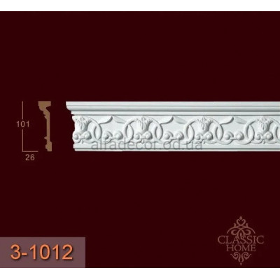 Молдинг з орнаментом 3-1012 Classic Home купити в Одесі