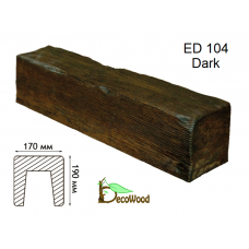 Балка Модерн ED 104 (2м) classic дуб темний 17х19 DecoWood
