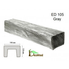 Балка Модерн ED 105 (2м) classic дуб сивий 19х13 DecoWood