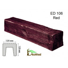 Балка Модерн ED 106 (4м) classic дуб красный 12х12 DecoWood
