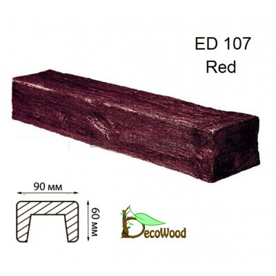 Балка Модерн ED 107 (3м) classic дуб червоний 6х9 DecoWood купити в Одесі