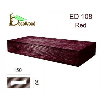 Балка Модерн ED 108 (4м) classic дуб червоний 5х15 DecoWood купити в Одесі