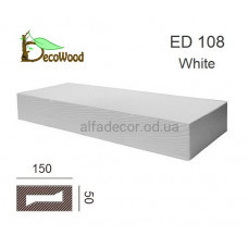 Балка Модерн ED 108 (4м) classic біла 5х15 DecoWood