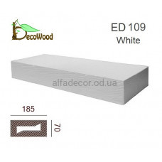 Балка Модерн ED 109 (3м) classic белая 7х18,5 DecoWood