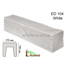 Балка Модерн ED 104 (4м) classic біла 17х19 DecoWood