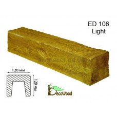 Балка Модерн ED 106 (4м) classic дуб світлий 12х12 DecoWood