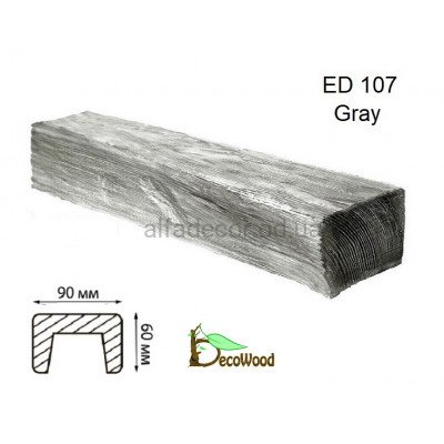 Балка Модерн ED 107 (3м) classic дуб седой 6х9 DecoWood купить в Одессе