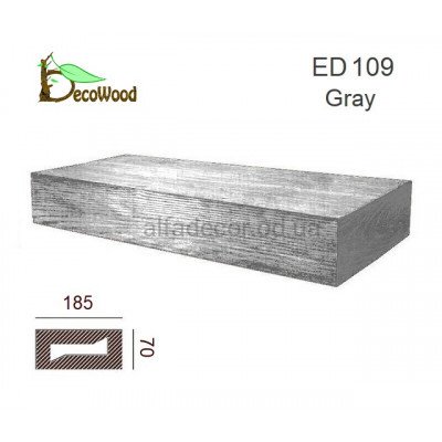 Балка Модерн ED 109 (2м) classic дуб сивий 7х18,5 DecoWood купити в Одесі