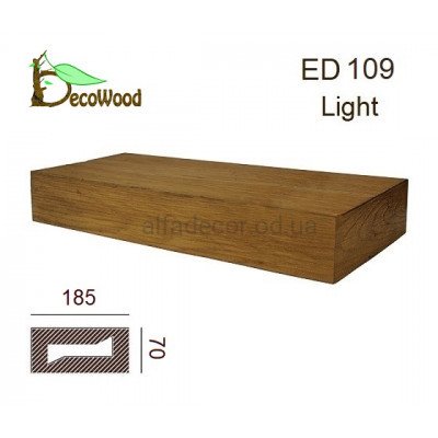 Балка Модерн ED 109 (2м) classic дуб світлий 7х18,5 DecoWood купити в Одесі
