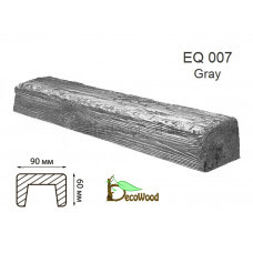 Балка Рустик EQ 007 (2м) classic дуб сивий 6х9 DecoWood