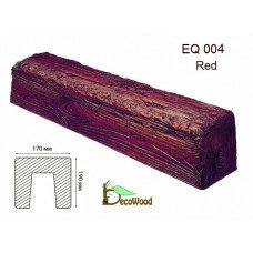 Балка Рустик EQ 004 (4м) classic дуб червоний 19х17 DecoWood