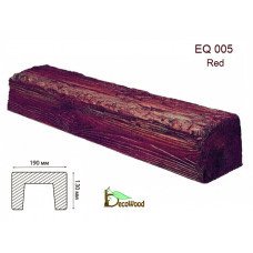 Балка Рустик EQ 005 (3м) classic дуб червоний 19х13 DecoWood