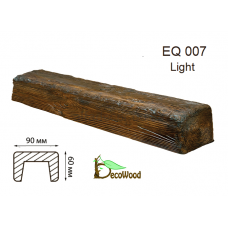 Балка Рустик EQ 007 (3м) classic дуб темний 6х9 DecoWood
