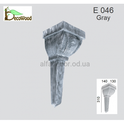 Консоль E 046 classic дуб седой 14х13 DecoWood купить в Одессе