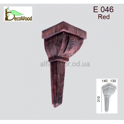 Консоль E 046 classic дуб червоний 14х13 DecoWood купити в Одесі