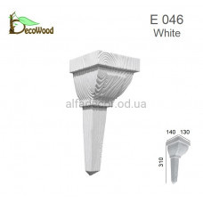 Консоль E 046 classic белая 14х13 DecoWood