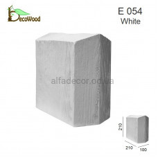 Стикувальний елемент E 054 classic білий DecoWood Стикувальний елемент E 054 classic білий DecoWood
