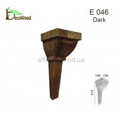 Консоль E 046 classic дуб темний 14х13 DecoWood