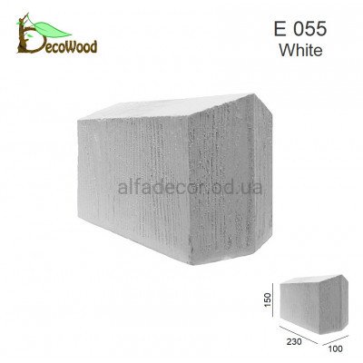 Стикувальний елемент E 055 classic білий DecoWood купити в Одесі