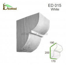 Консоль балки Модерн ED 015 classic біла 19х17 DecoWood