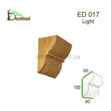 Консоль балки Модерн ED 017 classic дуб світлий 6х9 DecoWood