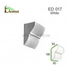 Консоль балки Модерн ED 017 classic белая 6х9 DecoWood