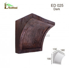 Консоль балки Модерн ED 025 classic дуб темний 19х13 DecoWood