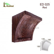 Консоль балки Модерн ED 025 classic дуб червоний 19х13 DecoWood
