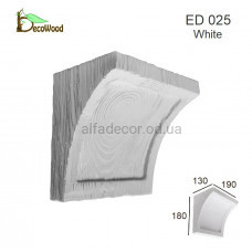 Консоль балки Модерн ED 025 classic біла 19х13 DecoWood
