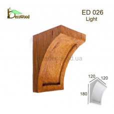 Консоль балки Модерн ED 026 classic дуб світлий 12х12 DecoWood
