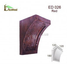 Консоль балки Модерн ED 026 classic дуб червоний 12х12 DecoWood