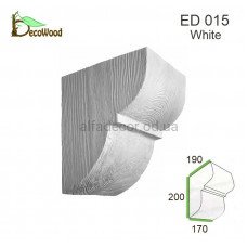 Консоль балки Модерн ED 015 classic біла 19х17 DecoWood