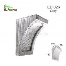 Консоль балки Модерн ED 026 classic дуб сивий 12х12 DecoWood