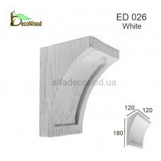 Консоль балки Модерн ED 026 classic біла 12х12 DecoWood