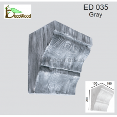Консоль балки Модерн ED 035 classic дуб седой 19х13 DecoWood