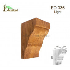 Консоль балки Модерн ED 036 classic дуб світлий 12х12 DecoWood
