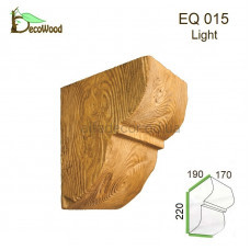 Консоль Рустик EQ 015 classic дуб світлий 19х17 DecoWood