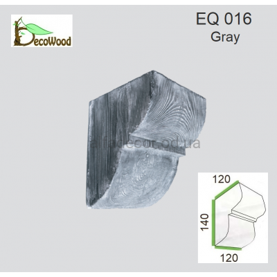 Консоль Рустик EQ 016 classic дуб седой 12х12 DecoWood купить в Одессе