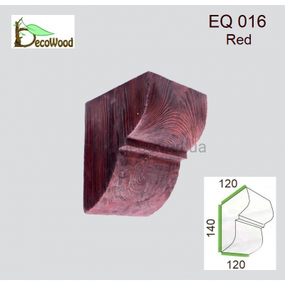 Консоль Рустик EQ 016 classic дуб червоний 12х12 DecoWood купити в Одесі