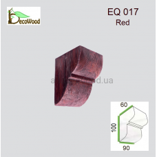Консоль Рустик EQ 017 classic дуб червоний 6х9 DecoWood
